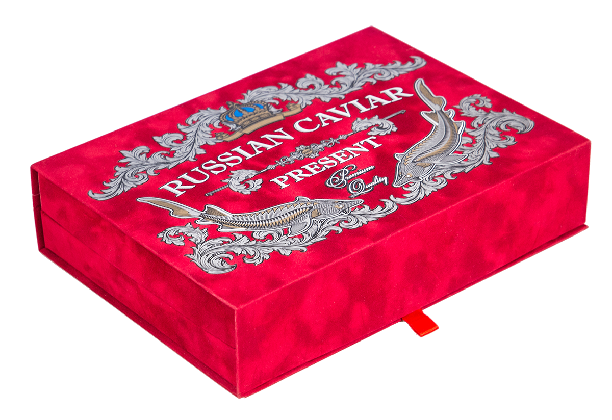 Подарочная коробка для корпоративных подарков из бархата