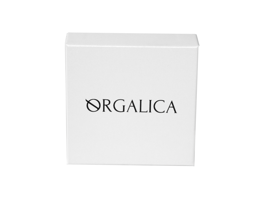 Подарочная коробка крышка-дно для ювелирных изделий "Orgalica", 85*85*35 мм