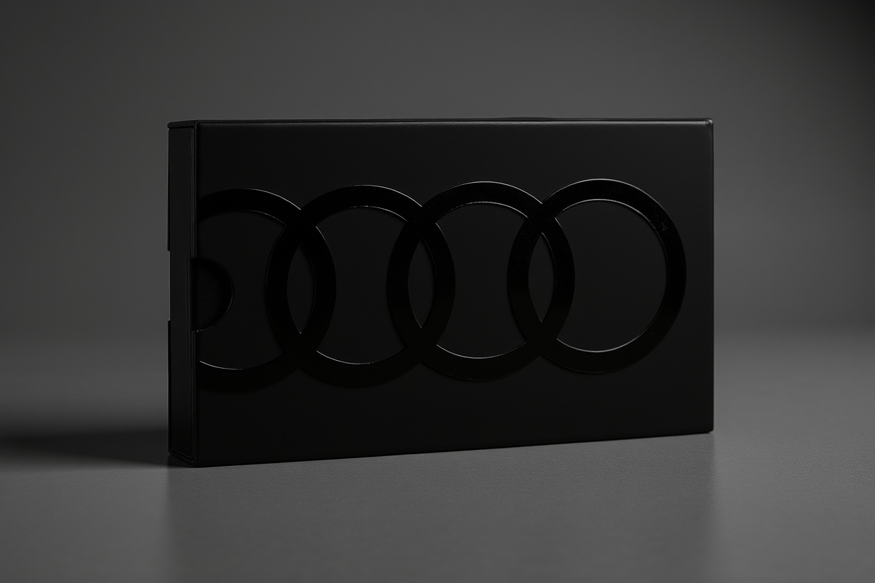 Подарочная коробка с ложементом для ключей "Audi"