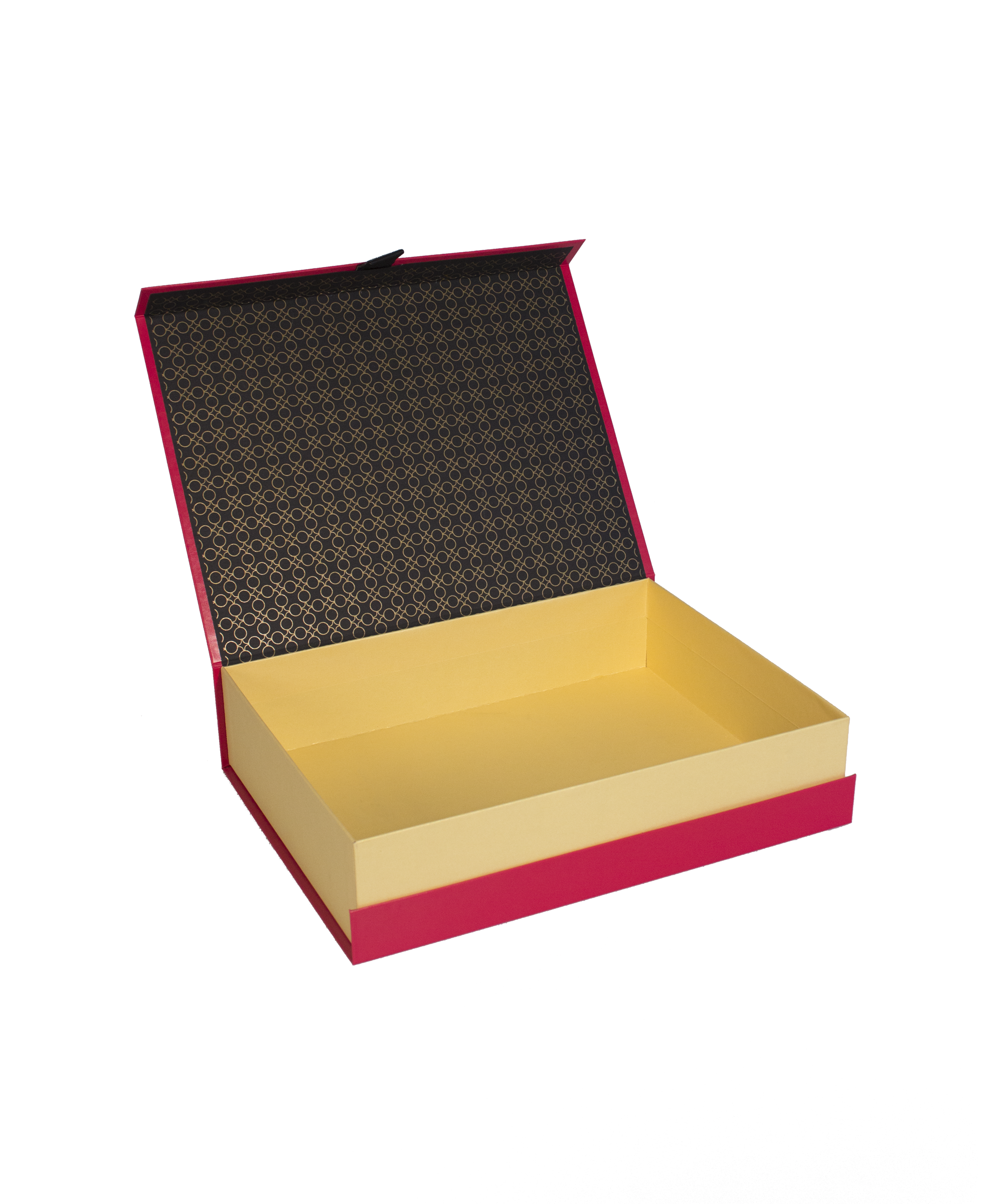 Коробка на магнитах для подарочного набора, красный, 350*260*80 мм