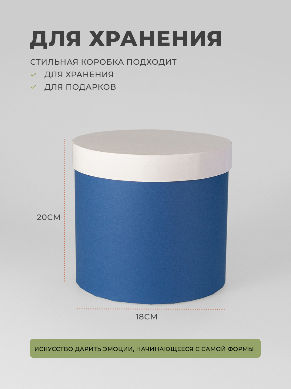 Круглые подарочные коробки