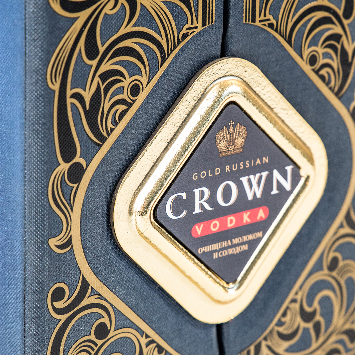 Подарочная коробка с флокированным ложементом "Crown", 150*290*120 мм