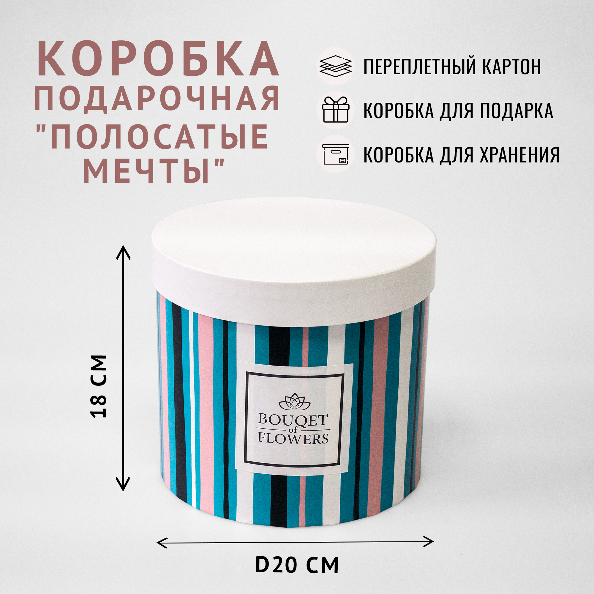 Круглые подарочные коробки